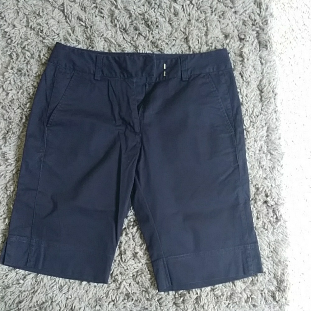 Adidas navy blue bermuda shorts